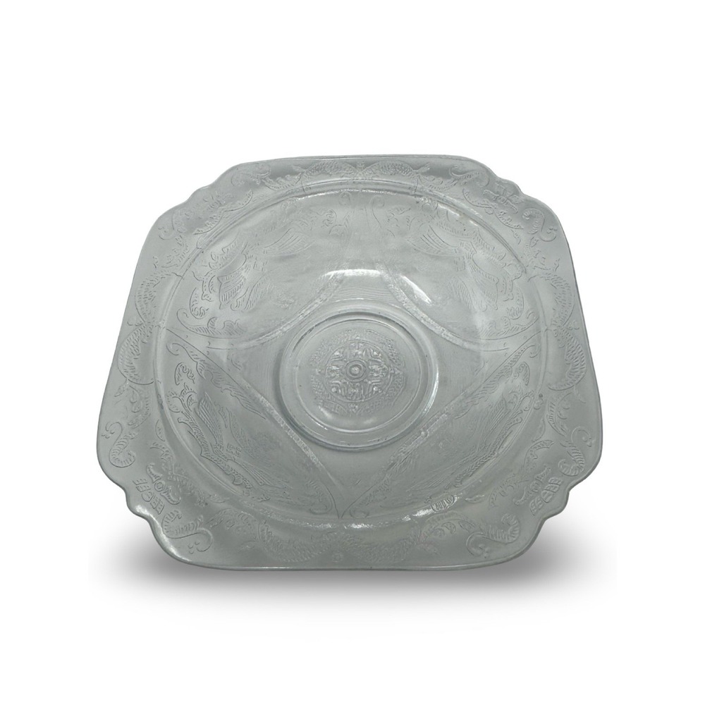 ONE‎ Indiana Glass Madrid Recollection Clear Depression Salad Soup Cereal Bowl